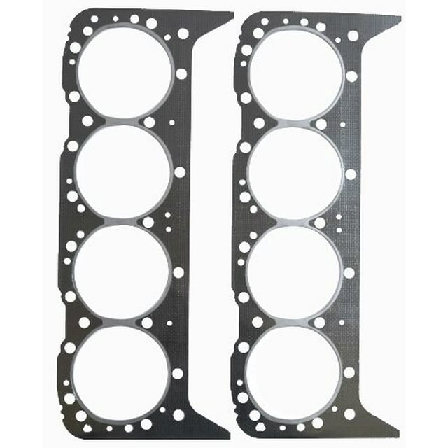 10-Pack of Heavy Duty Graphite and SS Head Gaskets for Small Block Chevy SBC