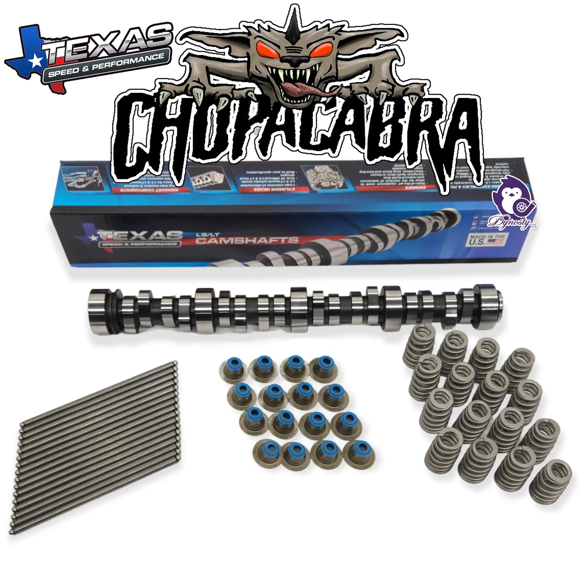 Texas Speed TSP Chopacabra Cam Kit with Springs Seals Pushrods LS Truck Camshaft